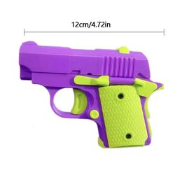 Mini modèle de jeu de sable amusant, jouet de saut, pistolet imprimé en 3D, couteau à radis sans tir, anti-Stress pour enfants, cadeau de noël