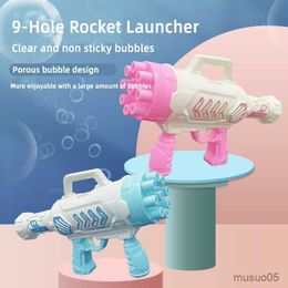 Sand speel water Fun Mini Small Rocket Bubble Machine kraam Groothandel Bubble Gun Bubble Bubble Bubble Bubble Childrens Day Gift Toy