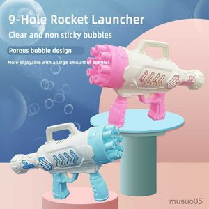 Sable jouer eau amusant Mini petite fusée bulle Machine décrochage gros pistolet à bulles bulle soufflant jour des enfants cadeau jouet