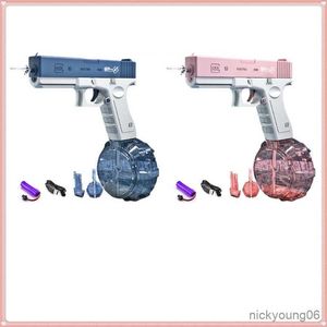 Sable Play Water Fun Nouveau pistolet électrique Pistolet Tirage complet Plage d'été automatique pour les enfants garçons filles R230613