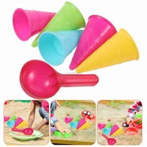 Zand Spelen Water Plezier van Zee Strand Speelgoed Zand Ijshoorntjes en Scoop Outdoor Speelgoed voor Kids Kinderen 240402