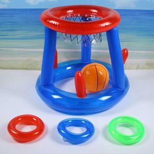 Sable jouer à l'eau amusante extérieur amusant de piscine de piscine Summer Water Toys Basketball Famille gonflable Famille Partage Piscine Accessoires de jeu Q240517