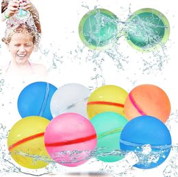 Sand Play Water Fun Hervulbare waterballon Snel vullen Zelfsluitende waterbom Magnetische herbruikbare waterballonnen Spatballen voor kinderzwembad 230721