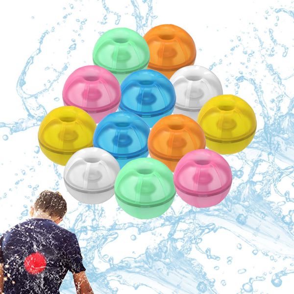 Sable Jouer Eau Fun Réutilisable Ballon Magnétique Doux Silicone Gel Splash Ball Été En Plein Air Jeux De Fête Cadeaux 230718