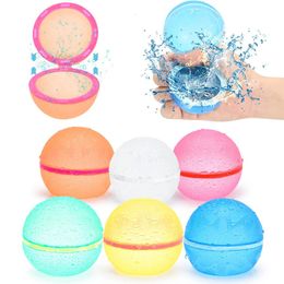 Sable Play Water Fun Réutilisable Bombe Splash Balls Ballons Absorbant Ball Pool Beach Toy Party Favors Kids Fight Games 230711