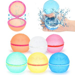 Sable Play Water Fun Réutilisable Bombe Splash Balls Ballons Absorbant Ball Pool Beach Toy Party Favors Kids Fight Games 230711