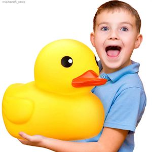 Sable Player l'eau Amuss Rubber Duck Giant Ducks Grands en caoutchouc Duck Gender révélant une fête en caoutchouc 13 pouces Duck Douche Baby Shower Baby Down Party Q240426