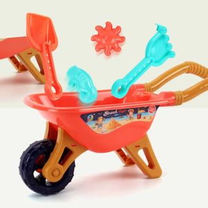 Sable Player Water Fun Sand Play Water Fun 6 pièces Summer Beach Set Childrens Toys Plastic Bucket Water Bottes Pheilles Childrens Beach Toys Toys Tools WX5.22