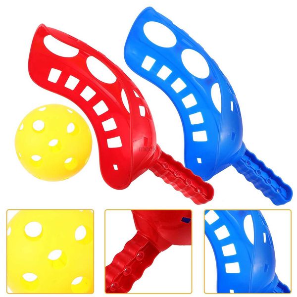 Jeu de sable eau amusant Scoop Ball jeu Scoop Toss Catch Set Sports de plein air jeu de plage pour enfants balle de jouet interactif en plein air pour enfants (aléatoire) 240321