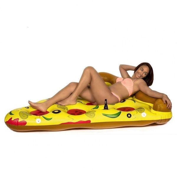 Jeu de sable Amusement aquatique Simple Pizza Piscine Eau Hamac Salons Piscine Flotteur Stable Multifonction 230712