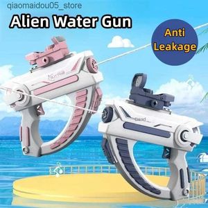 Sable Player Water Fun Summer entièrement automatique Gun Electric Water Charges Long Distance Continuous Shooting Space Party Game Splash Childrens Toys Boy Gadins Q240413