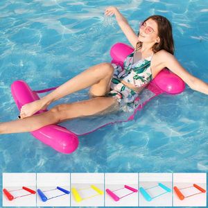 Zand speel water leuk zomer opblaasbaar opvouwbaar drijvende rij zwembad water hanger lucht kussen bed strand zwembad speelgoed water lounge stoel Q240517