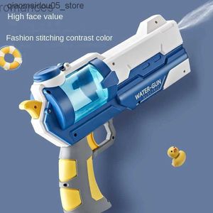 Sable Player Water Fun Toys Gun Electric Big Capacity Pistol Automatic Shooting Place Pool Summer for Children Adults Outdoor Cadeaux 240307 Q240413