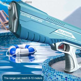 Sand Play Water Fun Toys Gun Elektrische continue automatische absorptie Spray Hoge druk krachtige technologie Outdoor speelgoedcadeau 230518 240306 Q240413