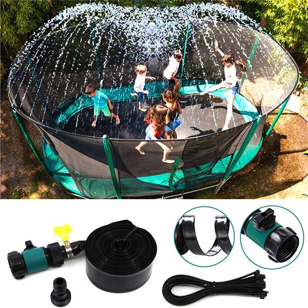 Jeu de sable Water Fun Trampoline Kit d'arrosage Jouets Summer Outdoor Jeu pour enfants Pulvérisateur Système de refroidissement utilisé pour le jardin Kids Water Entertainment 230427