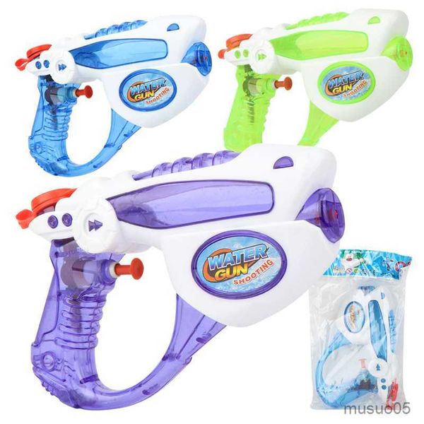 Juego de arena Diversión con agua Pistola de agua Juguetes de playa al aire libre Niños Verano Playa Pistola de agua Seaside Natatorium Square Drifting Water Pistol Squirt Toys