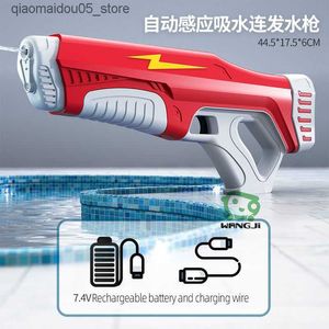 Sable Player Water Fun Water Gun Toys Electric Automatic Water Gicirt Guns with High Capity for Kid Strong Super Soaker Outdoor Toys Best Quality Q240413