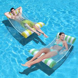 Zand Spelen Water Plezier Water Hangmat Ligstoel Opblaasbaar Drijvend Zwemmatras Zee Zwemmen Ring Zwembad Speelgoed Lounge Bed Water Sport Ligstoel Stoel 230707