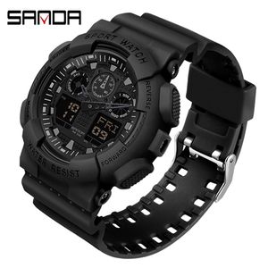 Sanda 2021 Digitale Horloge Heren Sport Horloges Voor Mannen Waterdichte Klok Outdoor Horloge Mannelijke Relogio Digitale Masculino X0524280j