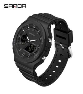 Sanda Casual Men039s Watch 50m Imperproof Sport Quartz Watch for Male Wristwatch Digital G Style Shock Relogie Masculino 22056191978