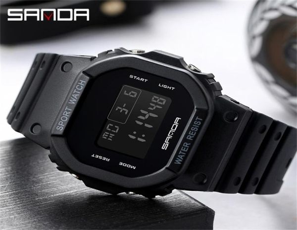 SANDA G Style montre numérique hommes étanche choc Ms Sport es garçon fille électronique masculino Relgio mulher 2103103615928