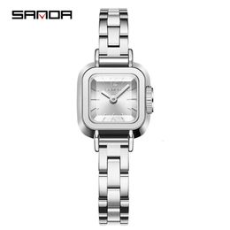 Sanda New Square Mesh Fashionable and Simple Roman Match Roman Imperproping Quartz Women's Belt Watch