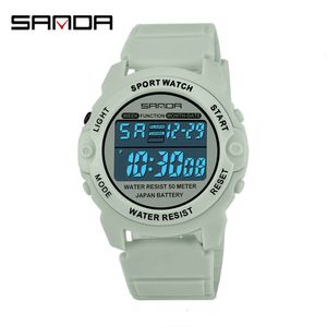 Sanda New Student Sports Electronic Youth Multi fonctionnels Outdoor Men's Watch