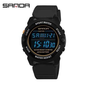 Sanda Sports Dames Horloges Mode Casual Waterdichte LED Digitale Horloge Vrouwelijke Horloges voor Damesklok Relogio Feminino G1022