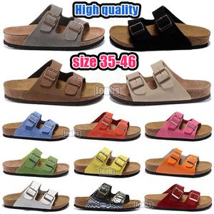 Designer slides voor heren maat 13 Boston Klompen mule man slide mule Slippers heren Sandalen Kurk Platte mule Leer Favoriete Strand Casual Schoenen Dames Heren Arizona Mayari us13