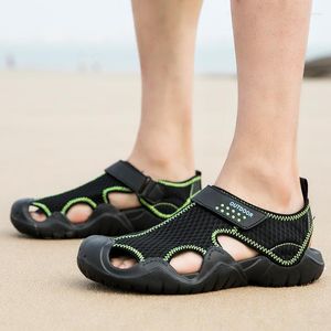 Sandaalschoenen 2024 Herenzomersandalen voor mannen groot formaat buiten wandelen Male man slippers plus 264