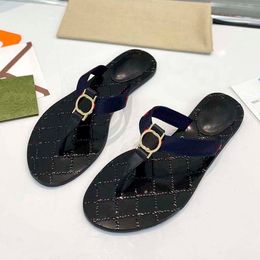 sandaal pantoffel Slippers met dubbele letters sandalen dames pantoffel heren dia's waterfront dames stofzak