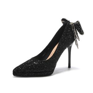 Sandale Slipper Stiletto Talons Boucle femme Designer Luxury Summer Sexy Party Robe Chaussures Girl Loafer Evenk High Heel bouche STILETTO CHAPEURS THEEL SALLES