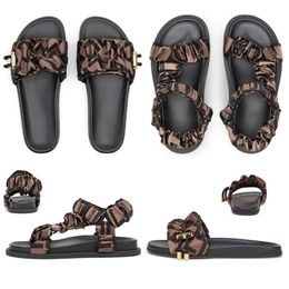 Sandale Paris Mujeres Lujos Diseñadores famosos Sandalias Zapatillas Moda Verano Niñas Sandale Playa Sandalia para mujer Fendis Diapositivas Flip Flops