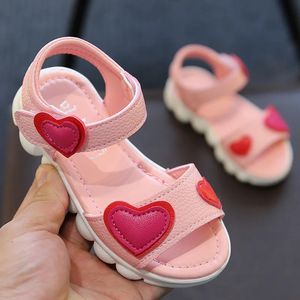 Sandalias enfants sandales pour filles coréen mode orteil ouvert