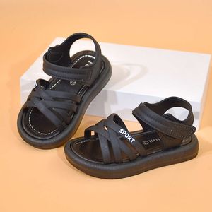 Sandalias Summer Children Fashion Solid PVC Casual Shoe for Girls Boy non glissée Soft Bottom Kids Sports Sandales