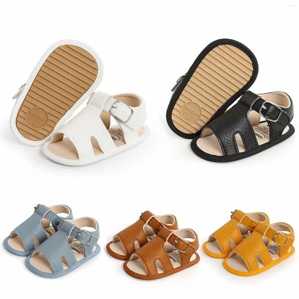 Sandales 0-18M infantile bébé fille chaussures d'été semelle souple matériau respirant 5 couleurs