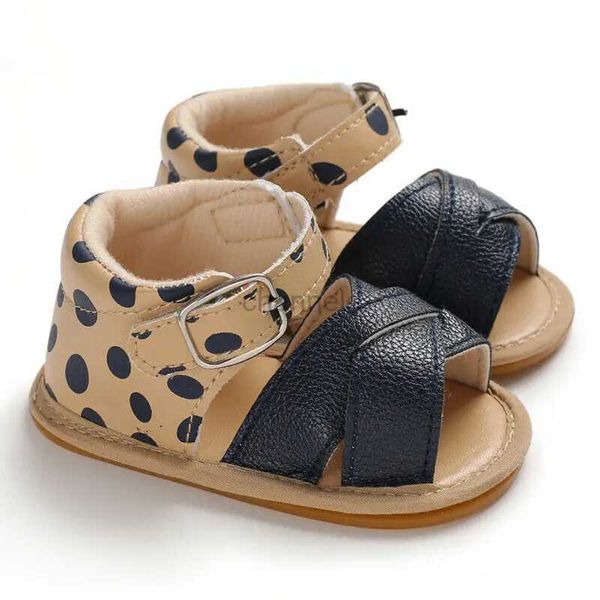 Sandales 2019 décontracté enfants filles fleur sandales enfants mode en cuir véritable chaussures été bébé nouveaux scandales blanc or dot chaussures 240329