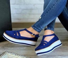 Sandalen 2022 dames039S schoenen sneakers buckle platform hoge hak dames casual teniet feminino zapatos de mujer6457463