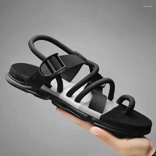 Sandalias 2023 verano hombres zapatos casuales chanclas ligeras sandalias masculinas plataforma zapato de agua zapatillas de playa zapatos hombre