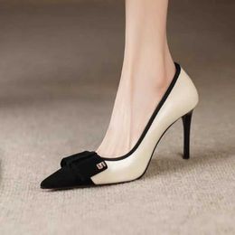 Sandalias 2023 Mujeres Elegancia Tallones altos Bombas Boda Bridal Stiletto Tacos para mujeres Lady Scarpins Office Party Shoes Bombas G08L2404