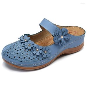 Sandales 2023 femmes chaussures de mode plage dames sans lacet décontracté femmes pantoufle doux Zapatillas Muje chaussures femme