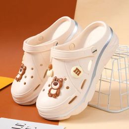 Sandales 2023 Sandales décontractées pour femmes non glissantes imperméables, femmes Classic Nursing Clogs Hôpital Femmes Sandales médicales