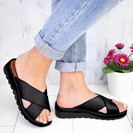 Sandalen 2023 Vrouwen Slip Op Platform Schoenen Vrouw Strand Outdoor Dames Wig Sandaal Vrouwen Lopen Vrouwelijke Chaussures Femme