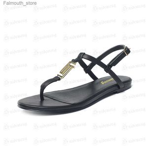 Sandalen 2024 Merkontwerper Sandalen Flat Heels Shoes STRATEN VROUWEN Slippels Clipon Strappy Casual Flip Flops for Slippers Dames Sandalen Q240419