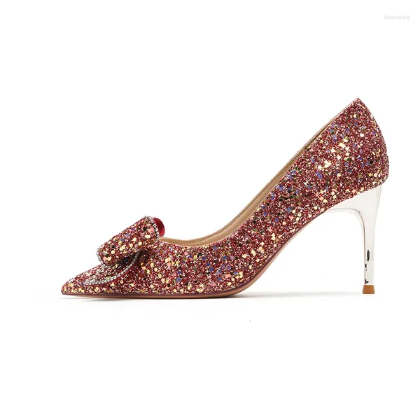 Sandalias 2024 En forma de serpiente Sinuoso Rhinestone Estilo francés Zapatos de tacón alto con tiras europeas y americanas A148