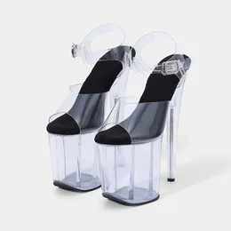 Sandalen 20 cm/8inches PVC Upper Fashion Sexy Exotic High Heel Platform Party Women Modern Pole Dance Shoes HSS202404