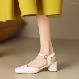 Sandales 5cm Chunky 1217 talons Femmes 32-43 Microfibre Bao Toundeurs Fashion Fashion Soft confortable Abricot dames beige chaussures