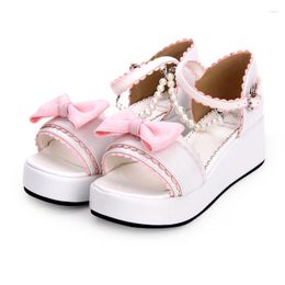 Sandals Angel Imprint Aankomst Square Heel Lolita Sweet Lovely Women Shoes Princess Summer Dress 35-46 8973