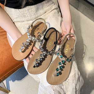 Sandales Arrivée Asiatique Fantaisie Sandales Plates Pour Femmes Chaussures De Luxe Mode 230719