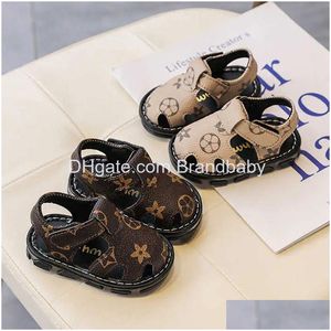 Sandalen Baby Jongen Meisje Voor Kinderen Jongens Geboren Mode Zomer Baby Kinderen Zachte Crib Schoenen Peuter Meisjes Anti Slip Drop levering Maternit Dhroa